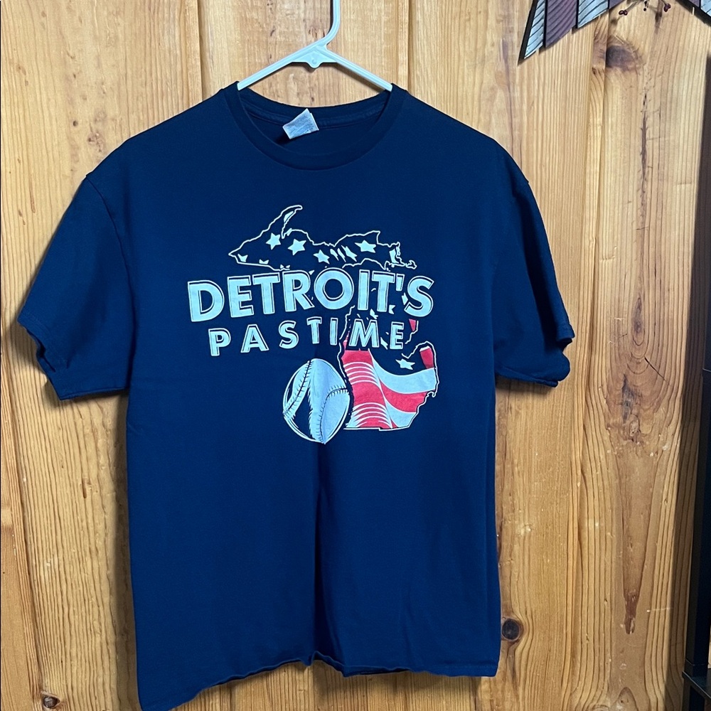 Delta Navy Blue Detroit's Pastime Short Sleeve Tee